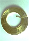 100 g flad Guld farvet. Bonzai.Aluminium.  Tykkelse 1 mm. Brede 5 mm. ca.8,5 Meter.